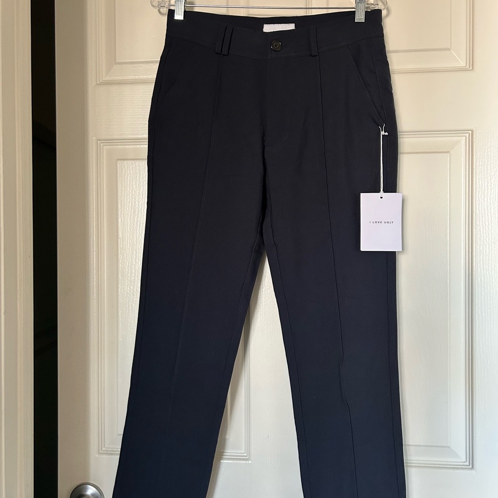 Men's Navy I Love Ugly Pants